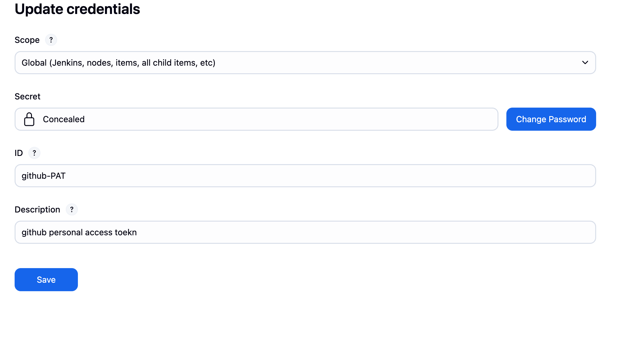 젠킨스 Credentail 추가